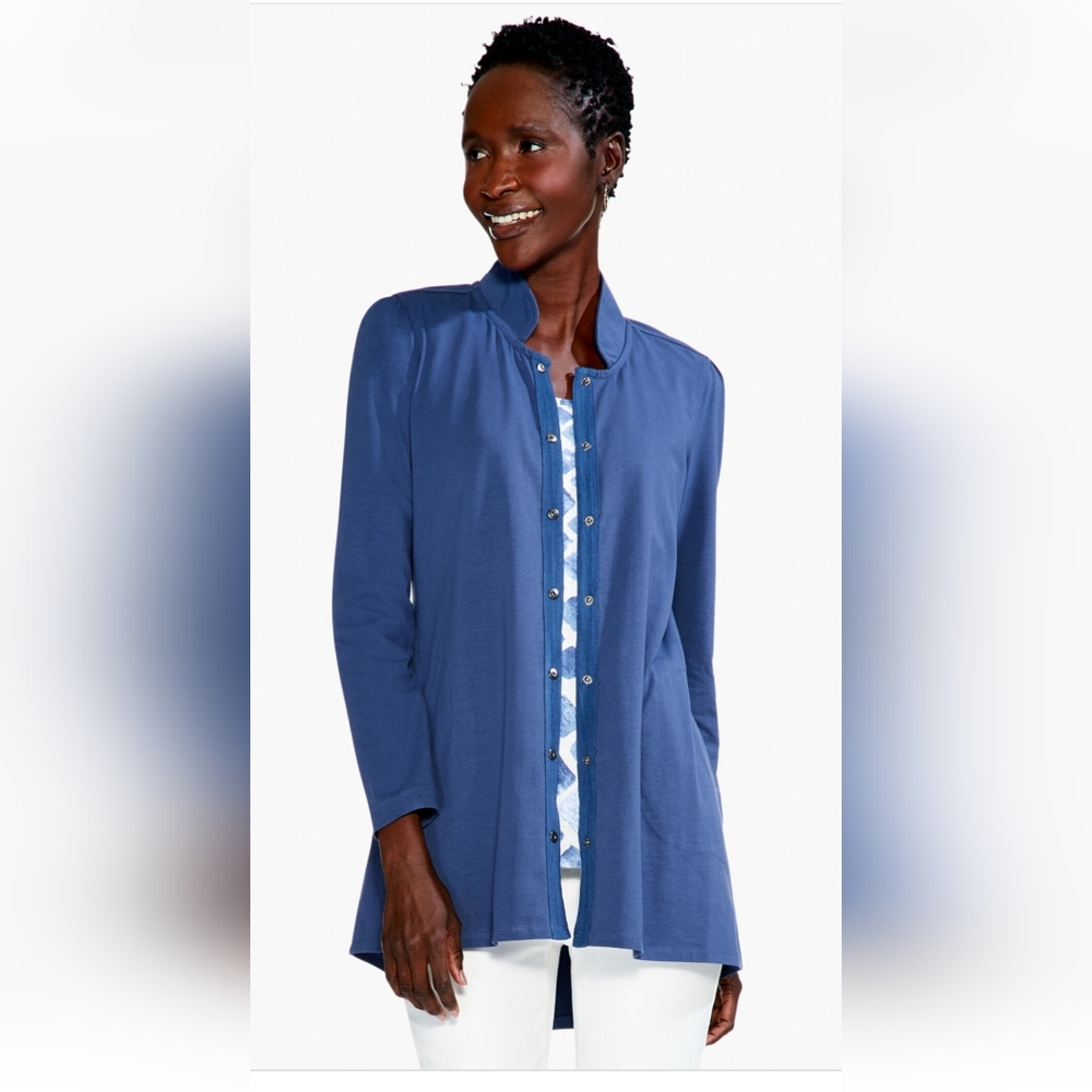 NEW Nic+Zoe Snap Up Perfect Jacket